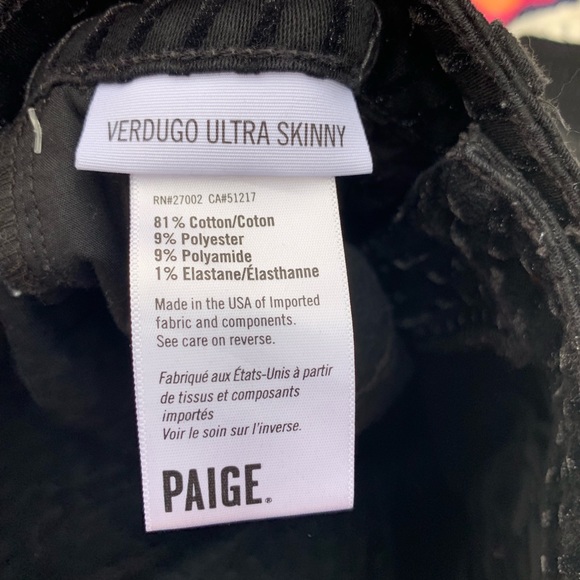 Paige Verdugo Ultra Skinny Jean sz 23 NWOT - Picture 4 of 8